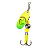 Блесна вращ. Savage Gear Caviar Spinner #4 Sinking Fluo Yellow Chartreuse, 14г